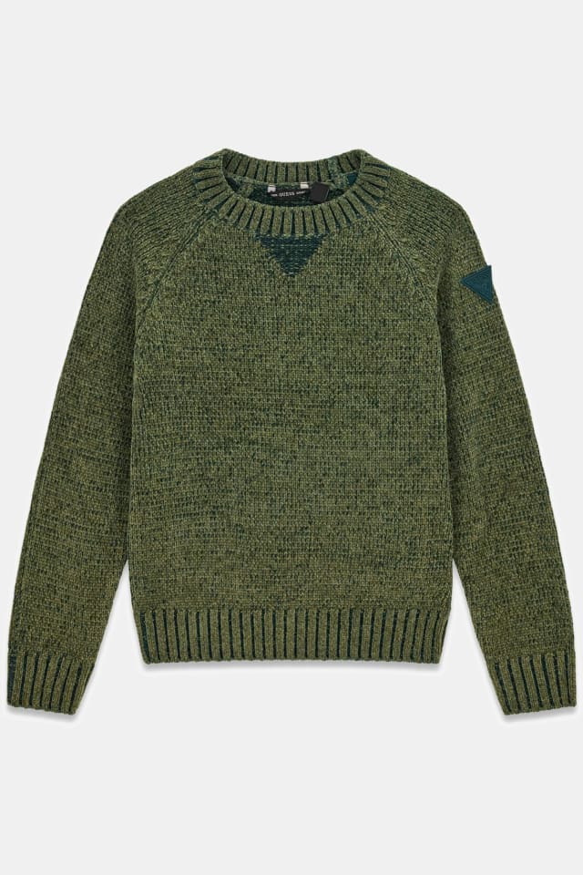 Suéter raglan de chenille