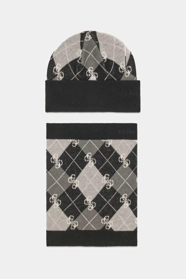 Conjunto de gorro e protetor de pescoço