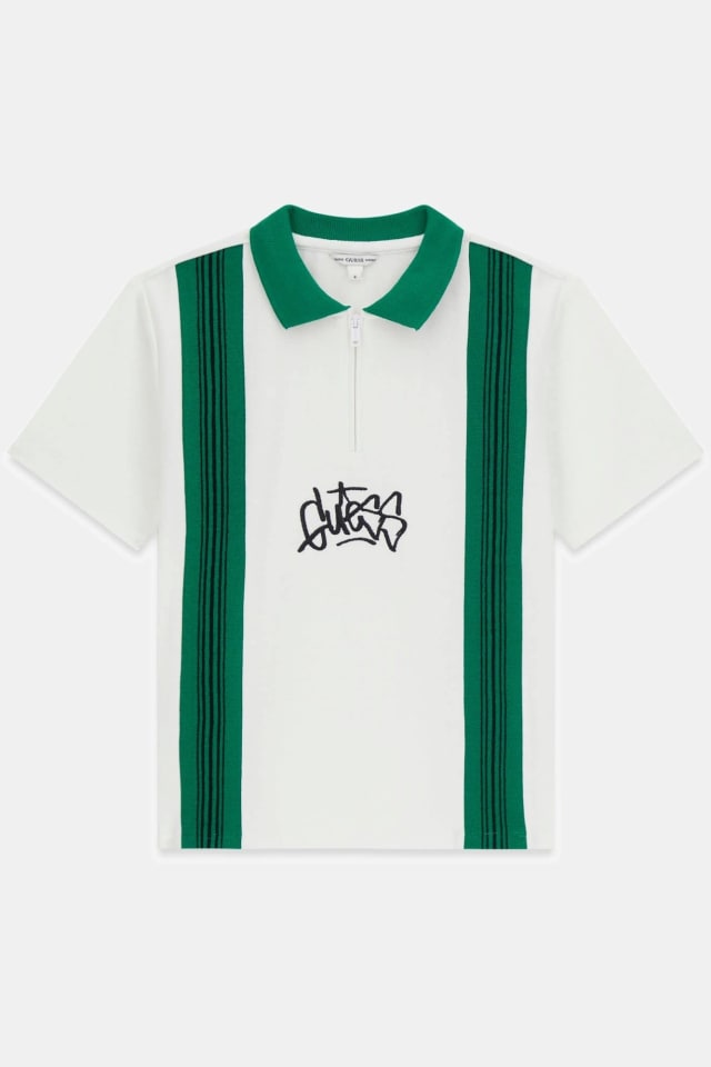 Polo meia-zíper