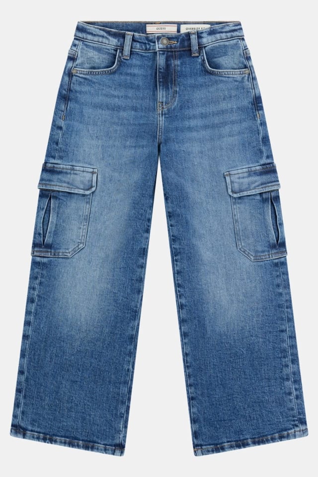 Jeans cargo descontraídos