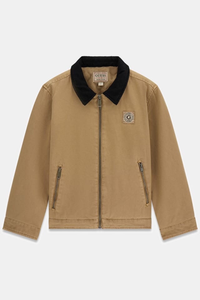 Chaqueta bomber de lona