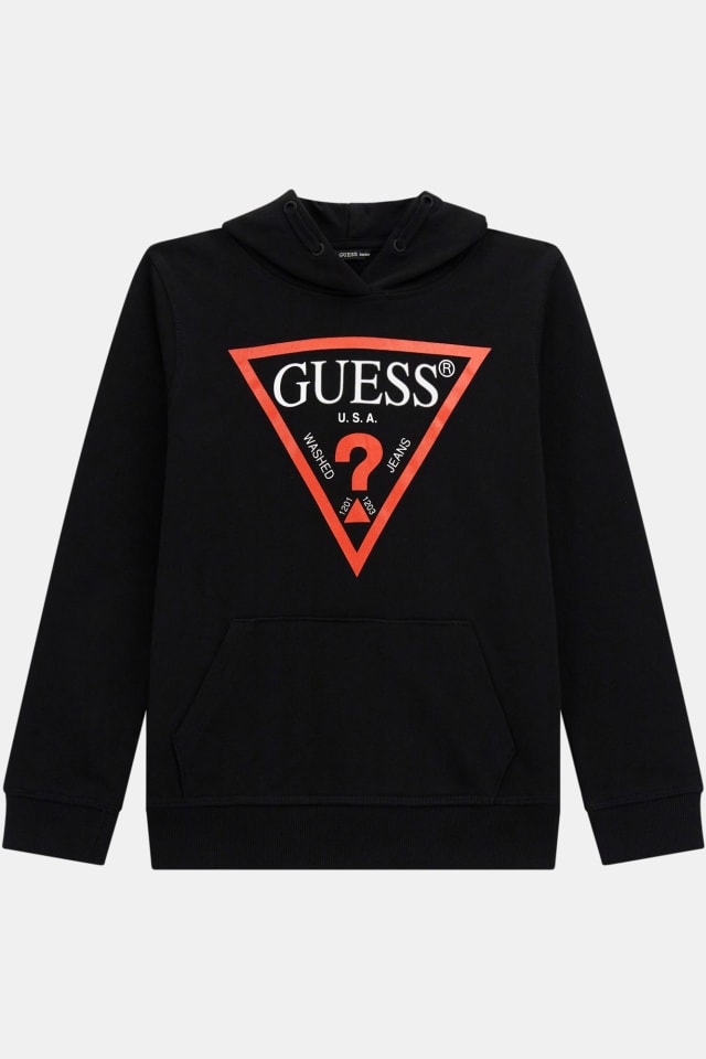 Sweatshirt com capuz com logótipo do triângulo