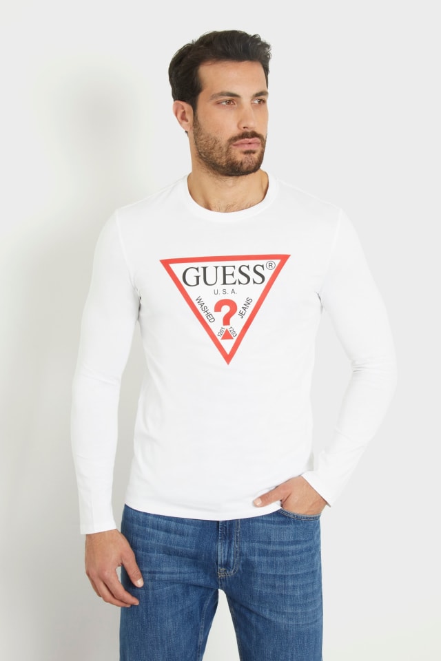 Camiseta manga larga logo triángulo