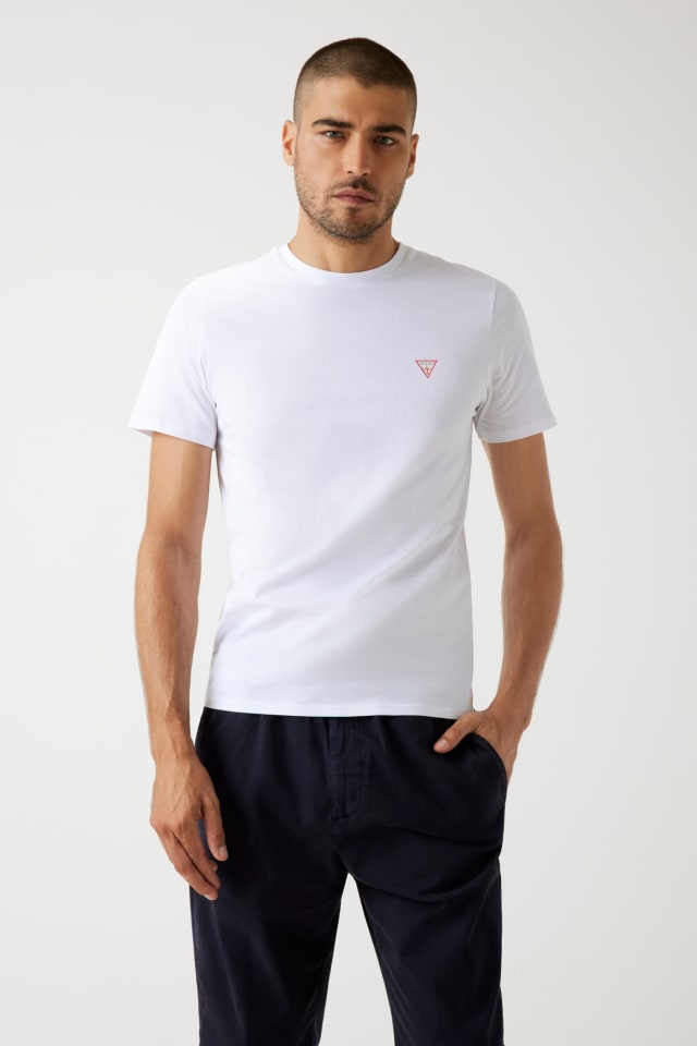 Camiseta logotipo triángulo pequeño
