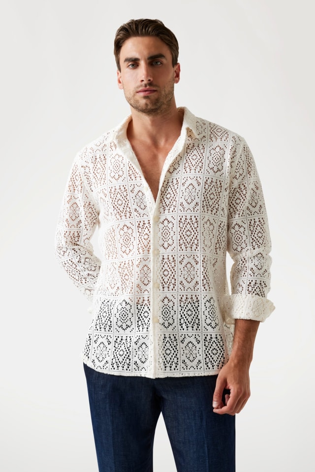 Camicia crochet