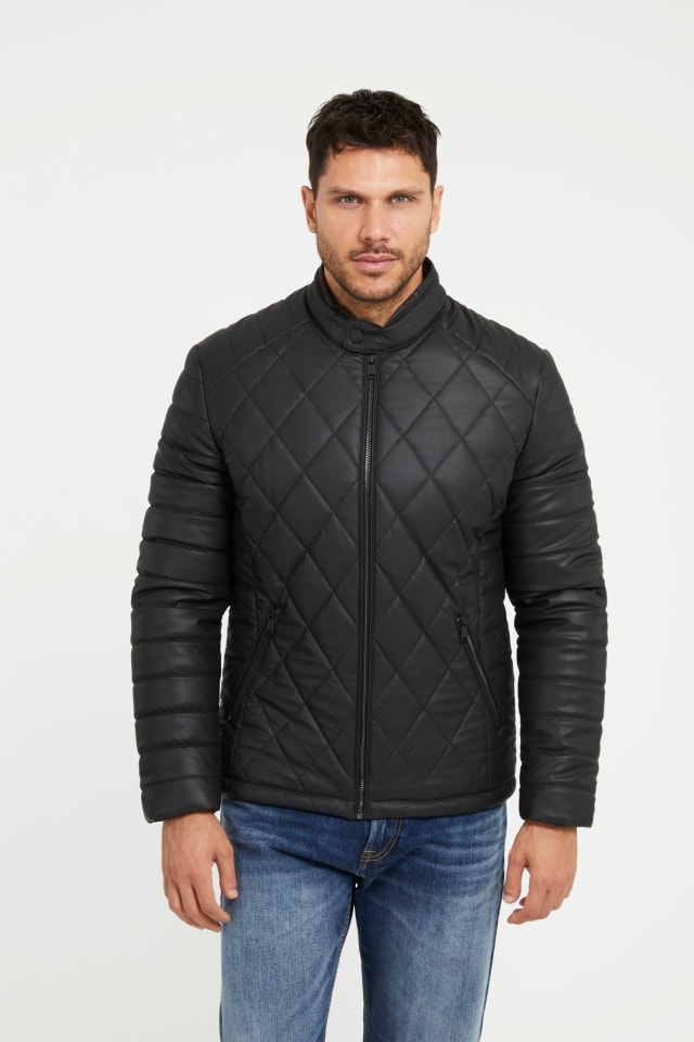 Faux leather jacket