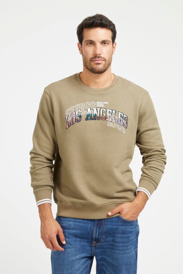 Sweatshirt mit Frontlogo