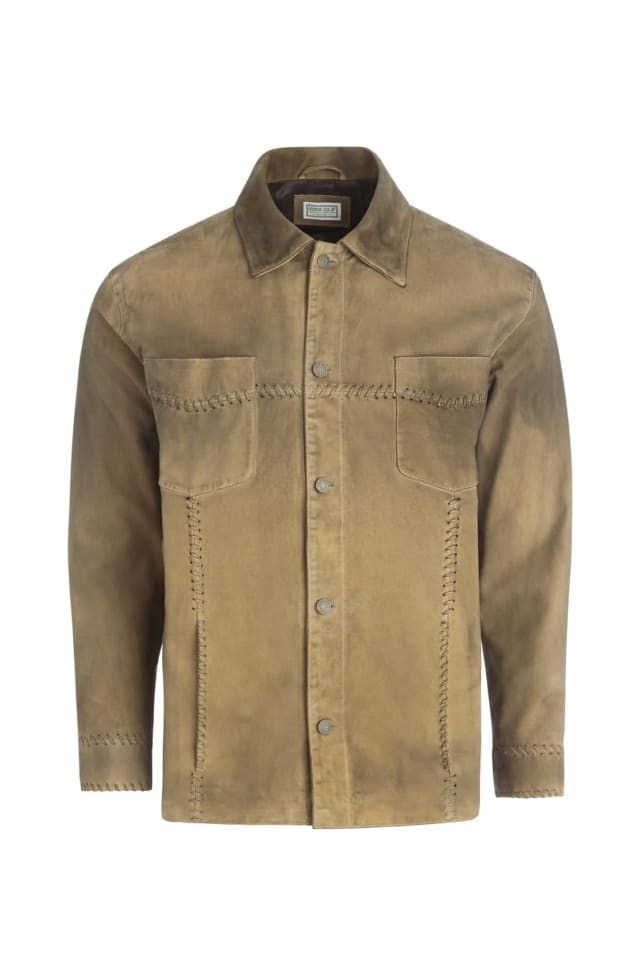 Camisa de camurça regular fit