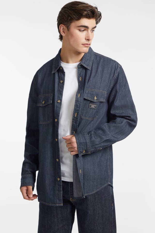 Regular fit denim shirt