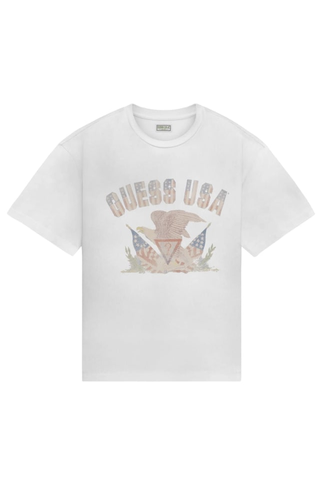 T-shirt logo à frente