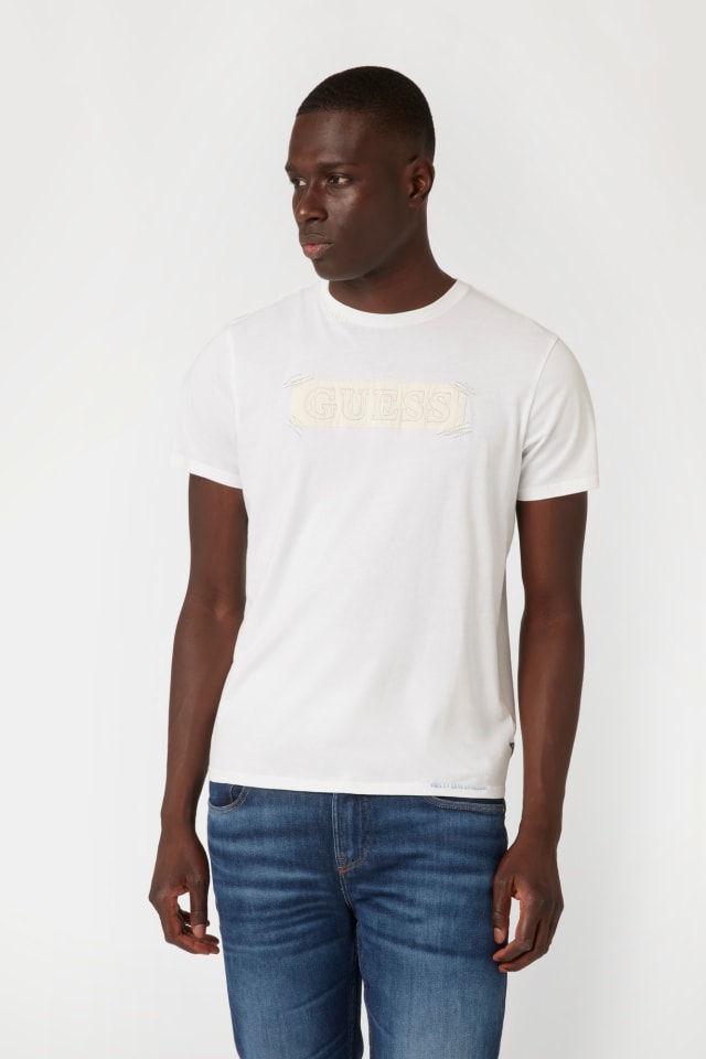 T-shirt med logo foran