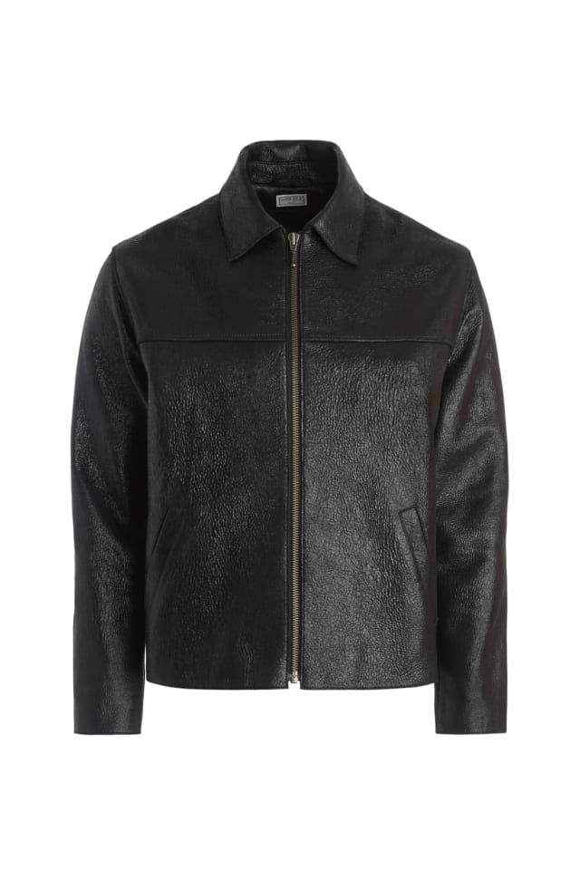 Chaqueta de piel auténtica