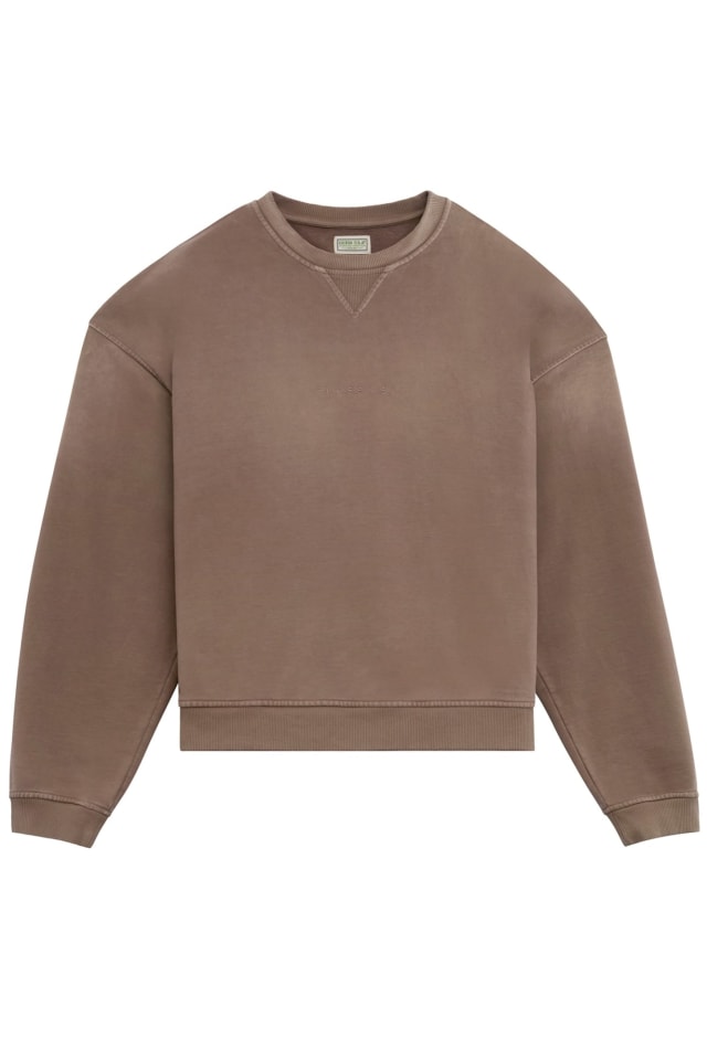 Sweatshirt com gola redonda