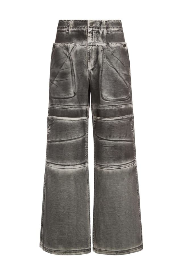 Pantalón ancho de talle alto