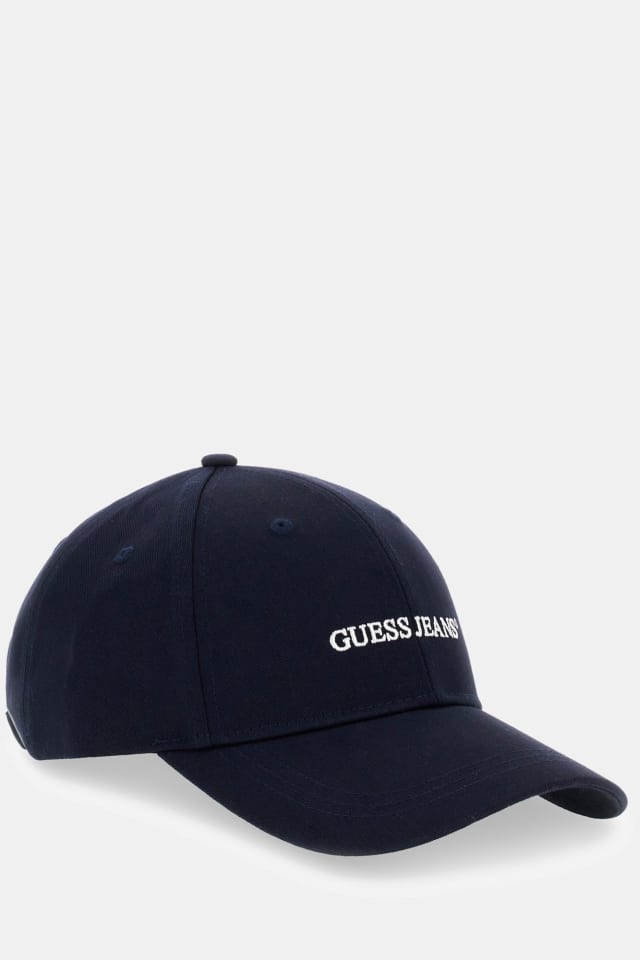 Cappello con visiera e logo Jeans