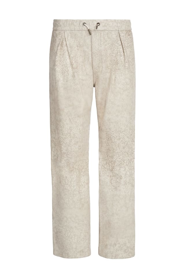 Pantalón de piel de corte regular