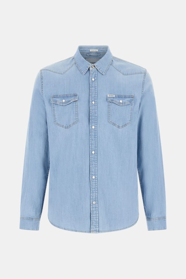 Camisa vaquera corte ceñido