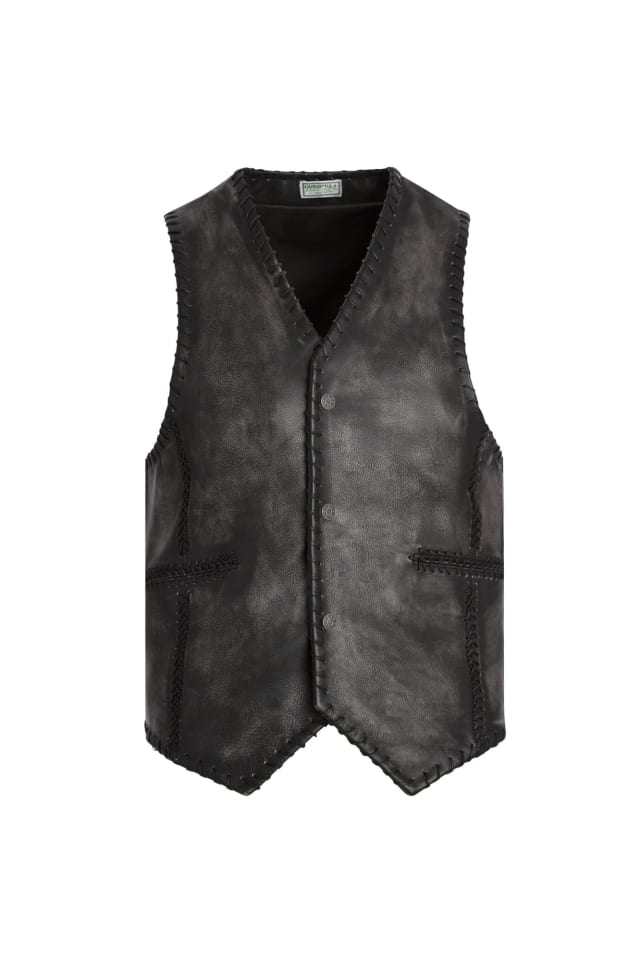 Leather vest