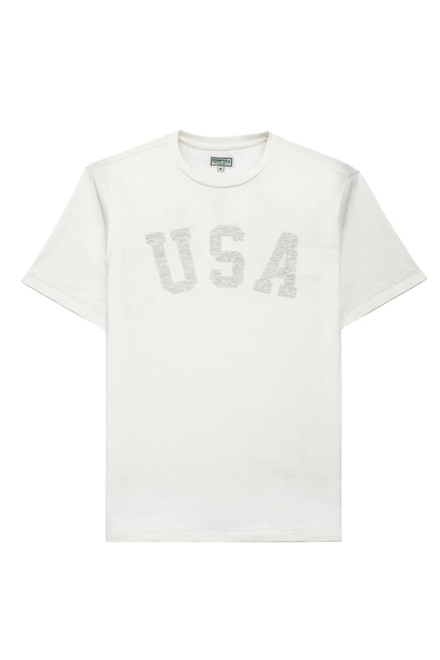 T-shirt estampado desgastado