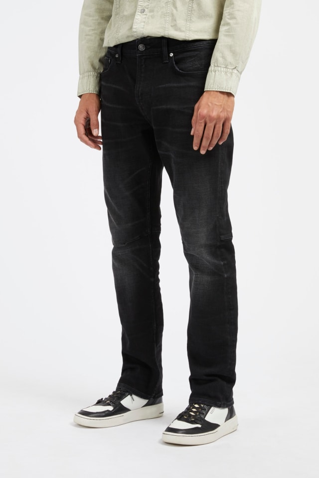 Jeans regular taille moyenne