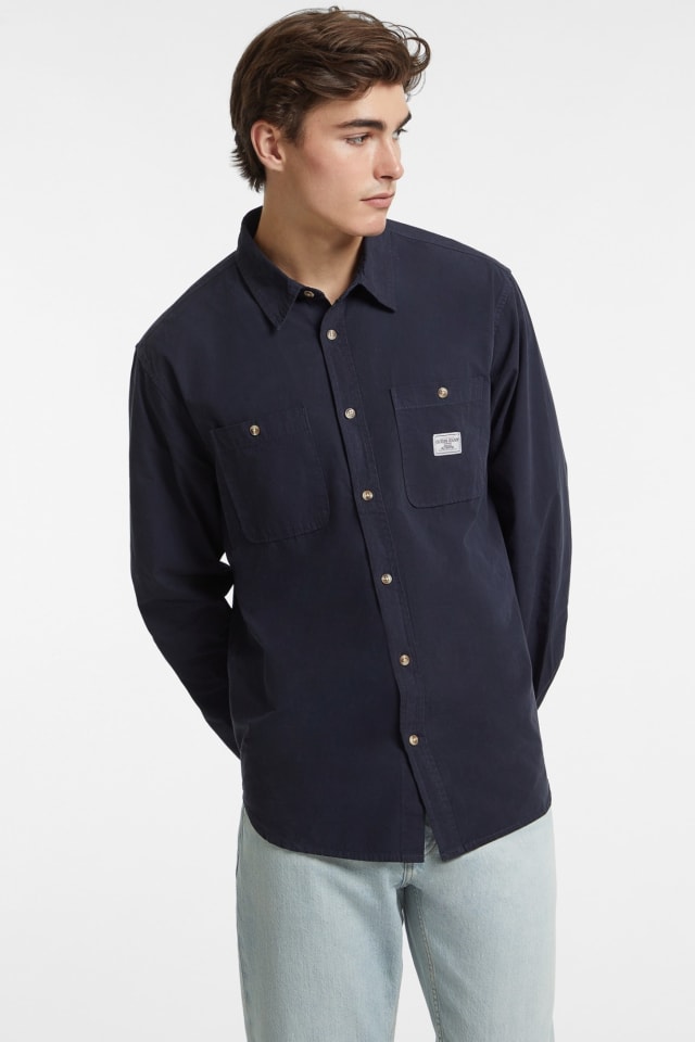 Camisa de manga larga con bolsillos