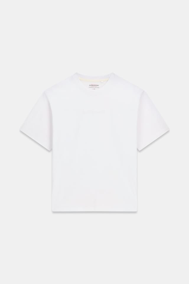 T-shirt com logo bordado