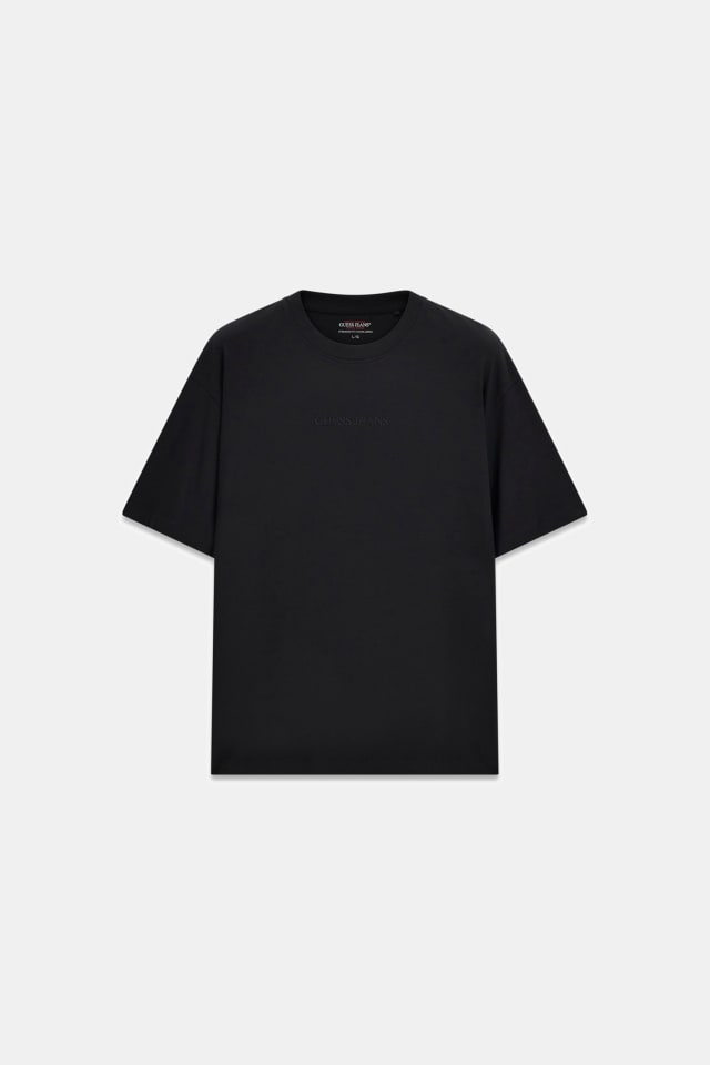 T-shirt com logo bordado