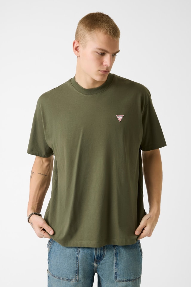 Oversized  T-shirt mini emblema