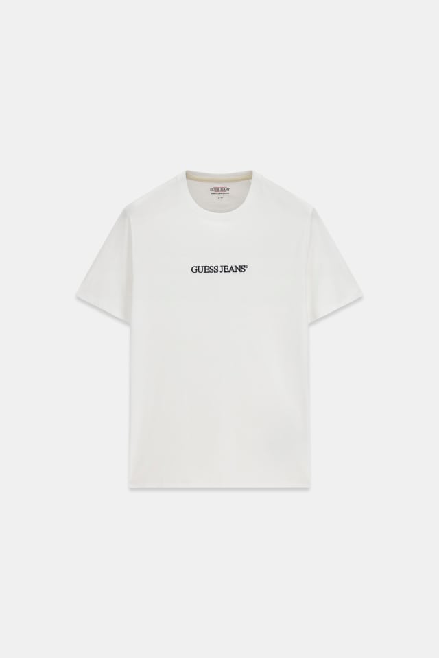 T-shirt slim com logo bordado