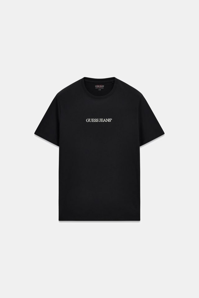 T-shirt slim com logo bordado