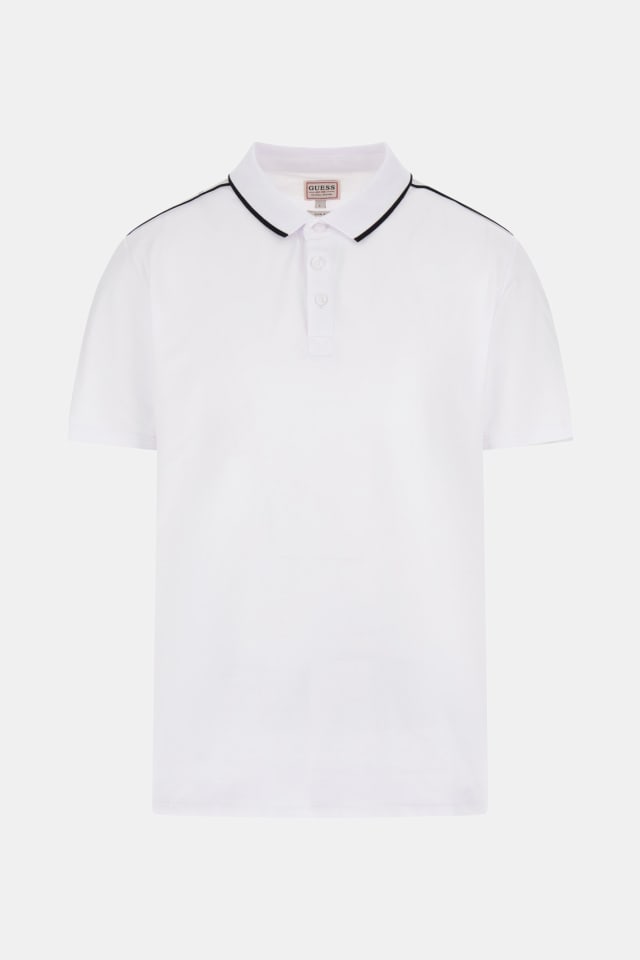 Polo con logotipo en las bandas
