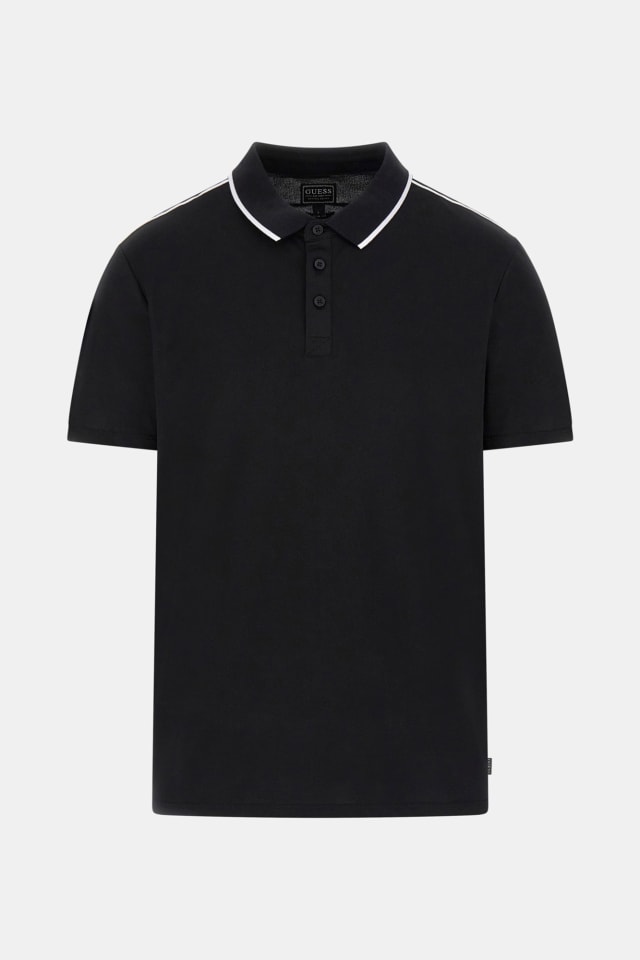 Polo con logotipo en las bandas