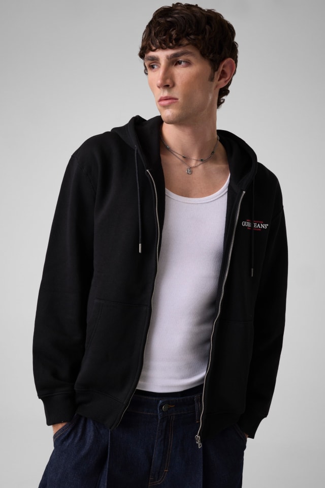 Sweatshirt com capuz e fecho American Tradition
