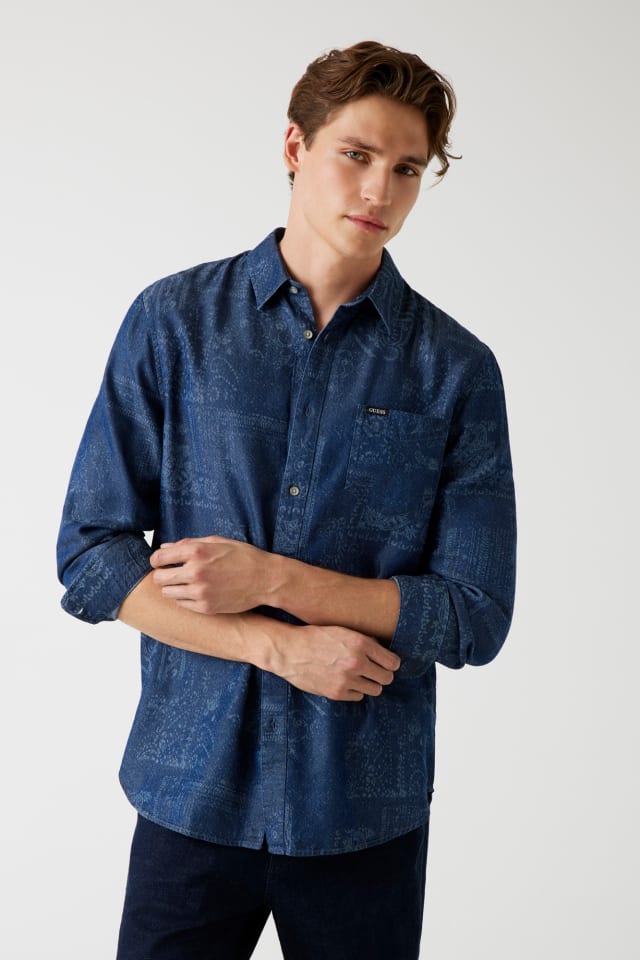 Printed overshirt