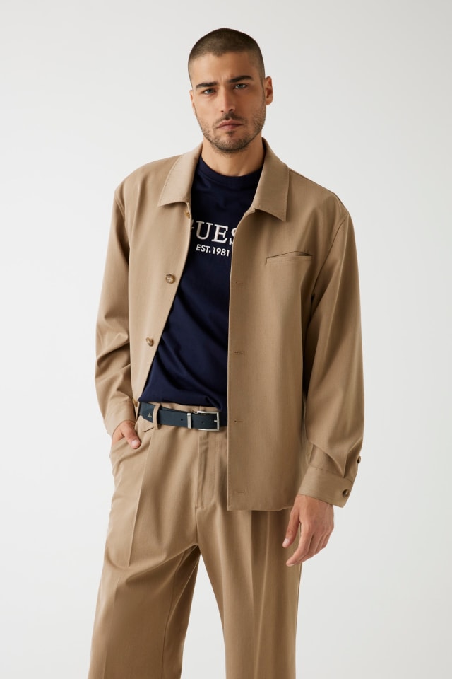 Viscose overshirt