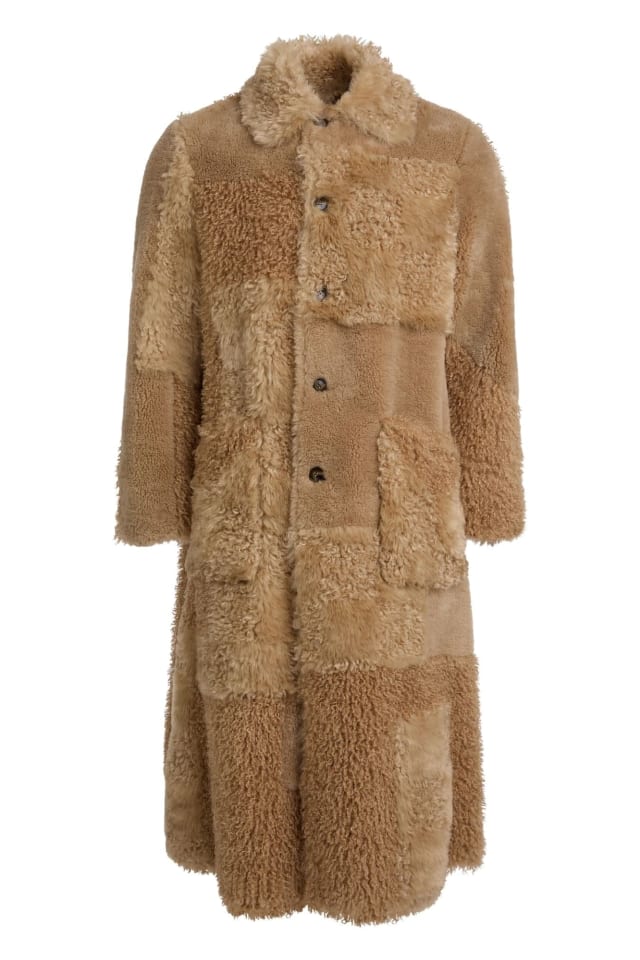 Casaco efeito shearling