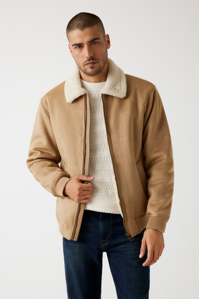 Giacca simil shearling