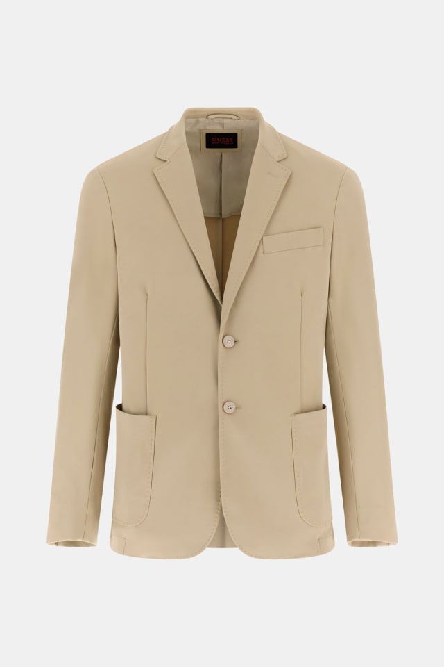 Blazer de abotoamento simples