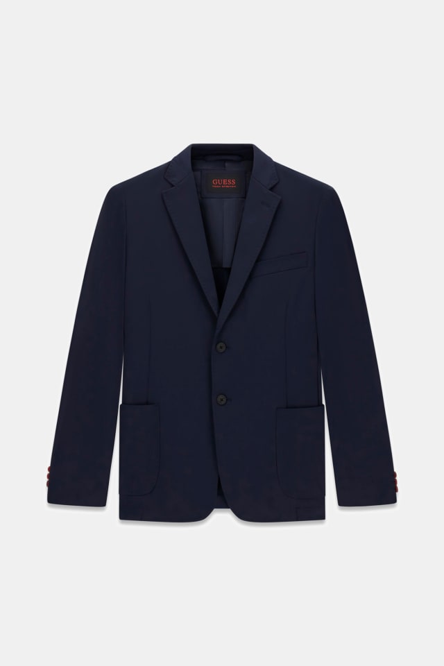 Blazer de abotoamento simples
