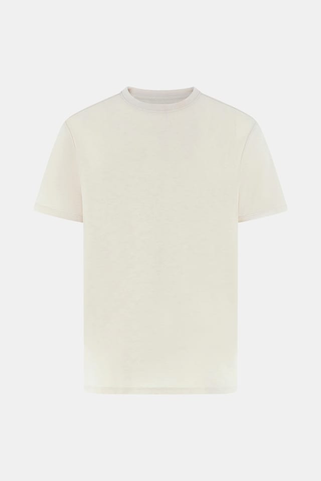 Camiseta de mistura de lã