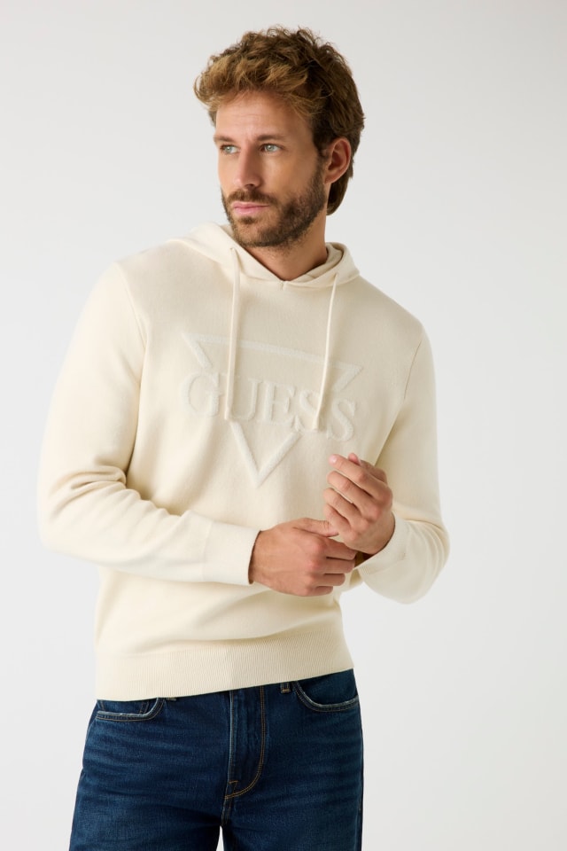 Pull &agrave; capuche logo