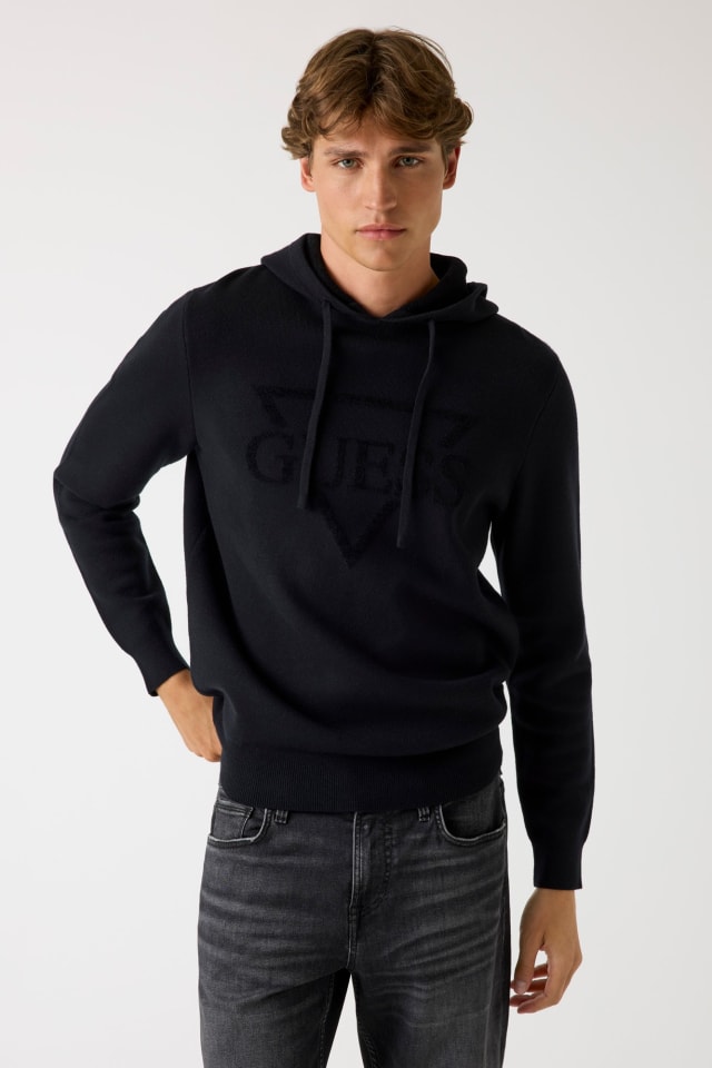 Pull &agrave; capuche logo