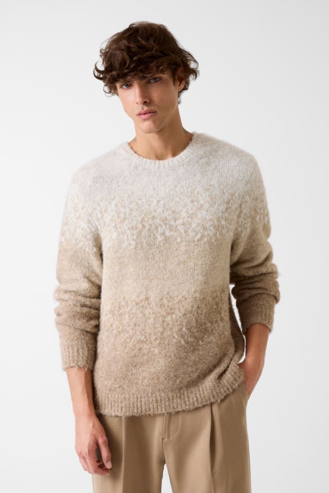Pull laine m&eacute;lang&eacute;e