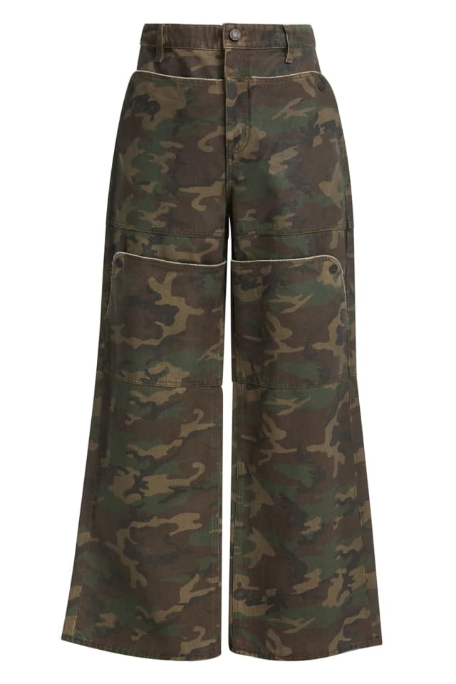 Vaqueros modelo utilitario motivo camuflaje