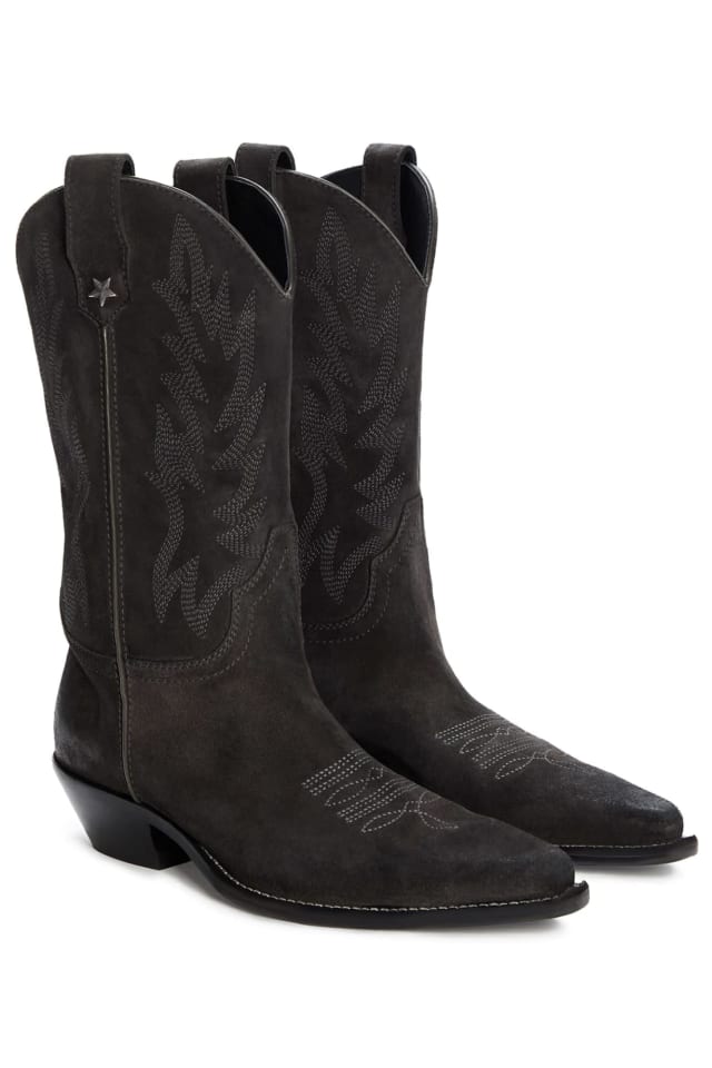 Botas cowboy em pele genuína
