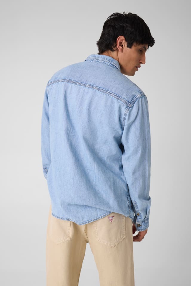 Regular denim shirt