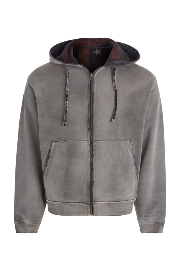 Sweatshirt com fecho de correr