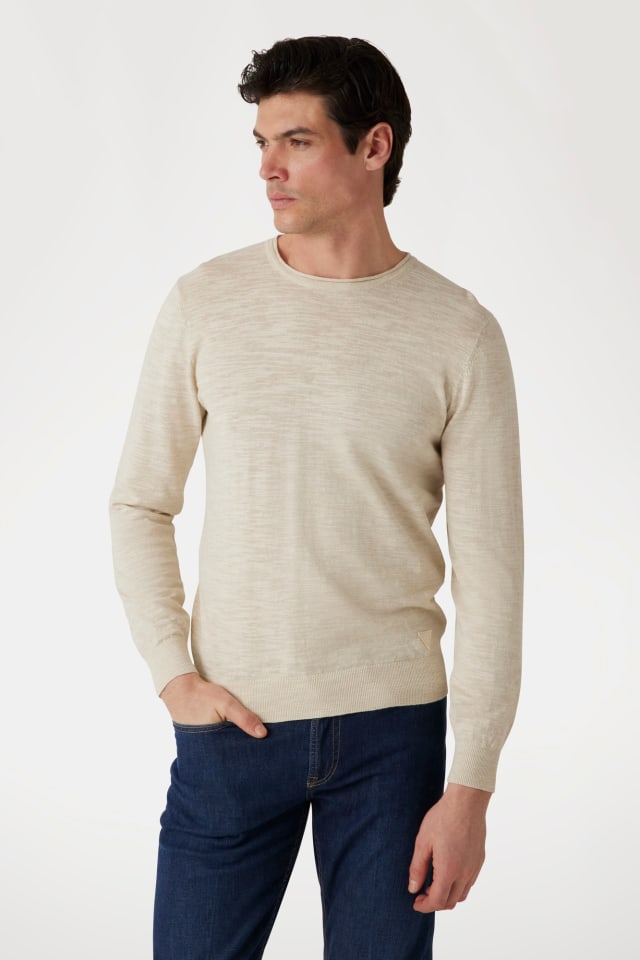 Pull soie m&eacute;lang&eacute;e