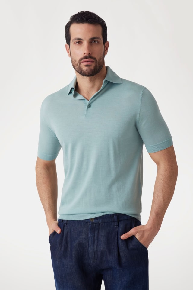 Polo-Strickpullover