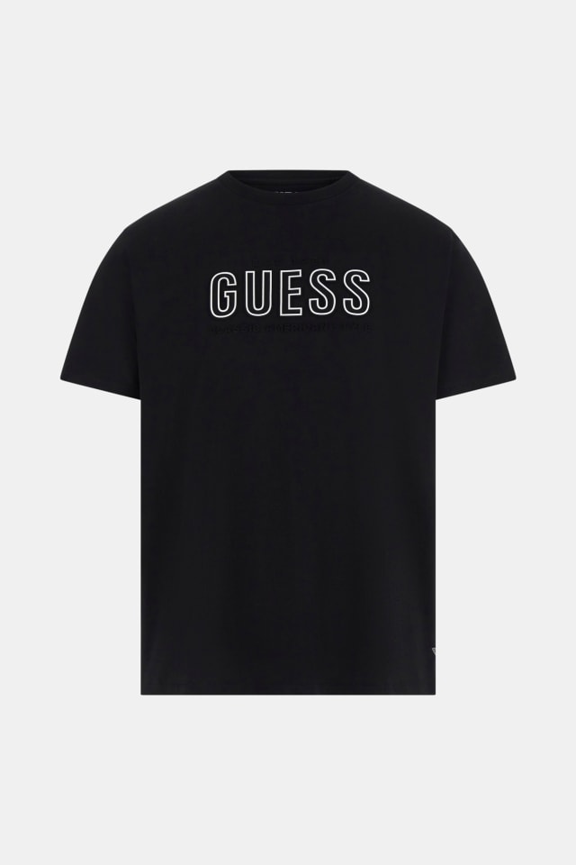 T-shirt com logo em relevo